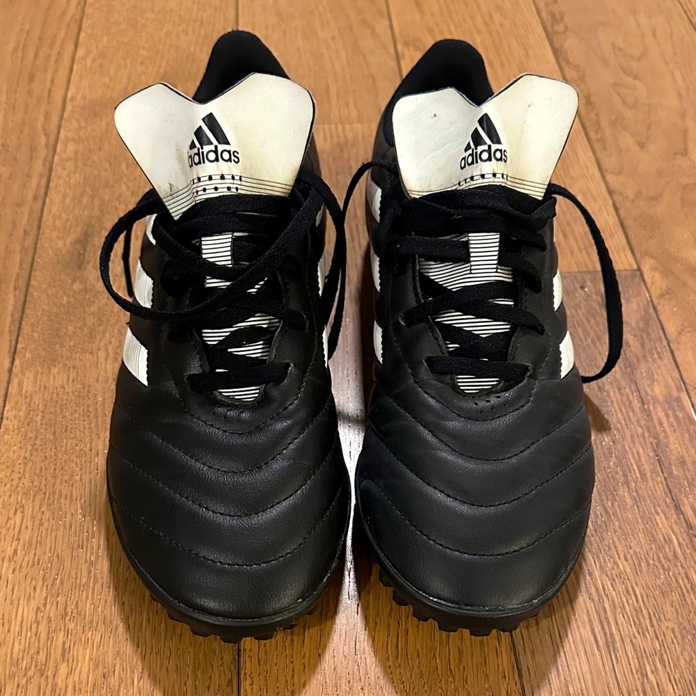 adidas Black and White Turf Soccer Sneakers